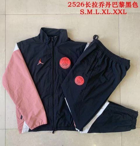 2025-26 Paris SG Black Thailand Soccer Jacket Uniform-815