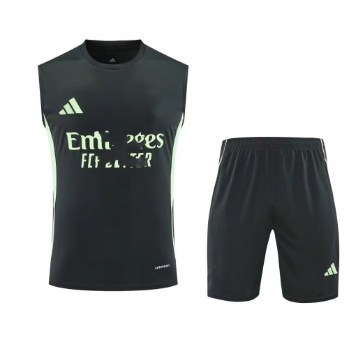 2025/26 Rea Madrid Black Thailand Soccer Training Vest Set-418