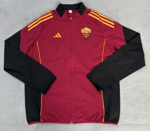 2025-26 Roma Red Windbreaker Hoodies Top-510