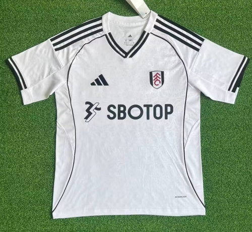 2025/26 Fulham FC Home White Thailand Soccer Jersey AAA-1040/320/416
