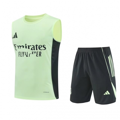 2025/26 Rea Madrid Green Thailand Soccer Training Vest Set-418