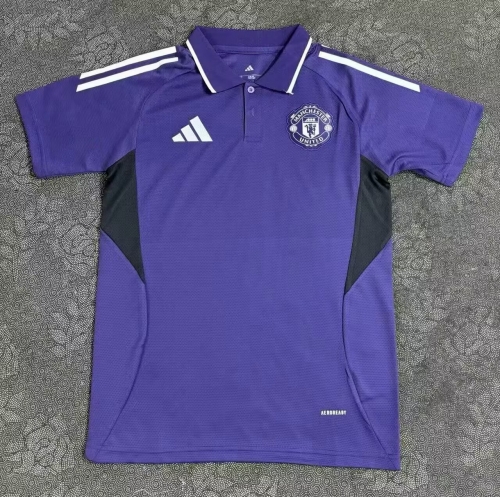 2025/26 Manchester United Purple PO Thailand Soccer Training Jerseys-23