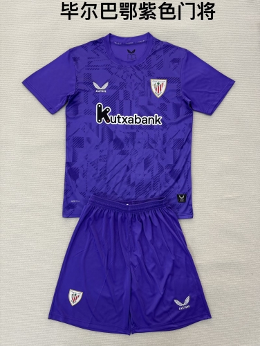 2025/26 Athletic Bilbao Goalkeeper Purple Soccer Uniform-208