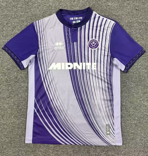 2025/26 Sheffield United 2nd Away Purple Thailand Soccer Jersey AAA-1040