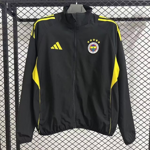 2025/26 Fenerbahçe Black Windbreaker Hoodies Top-47