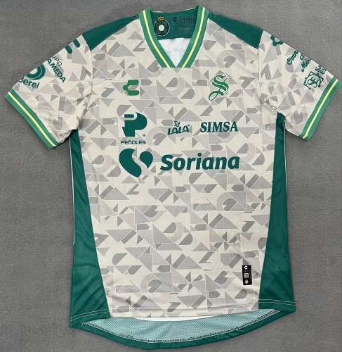2025-26 Santos FC Away Gray Thailand Soccer Jersey AAA-2146