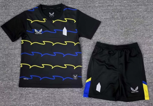 Kids 2025/26 Everton 2nd Away Black Kids/Youth Soccer Uniform-522/1040/208