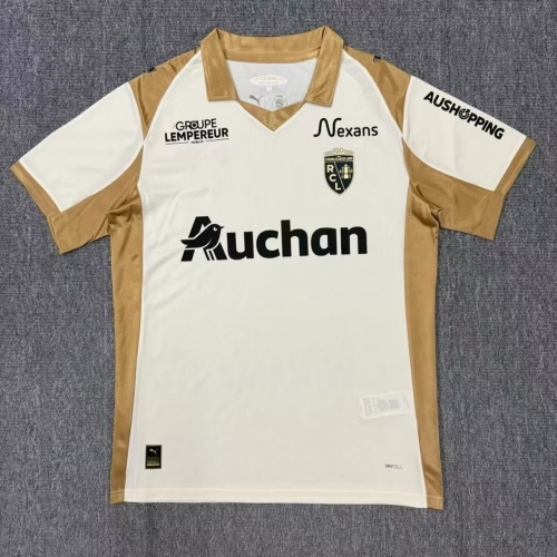 2025-26 Lens 2ng Away Yellow Thailand Soccer Jersey AAA-503/522/417
