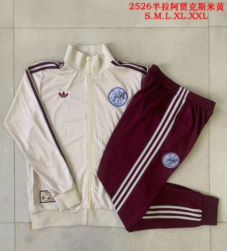 2025/26 Ajax Rice Yellow Thailand Soccer Jacket Uniform-815