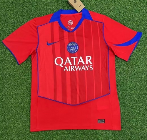 2025-2026 Paris SG 2nd Away Red Thailand Soccer Jersey AAA-510/320/705