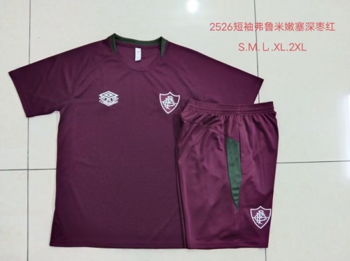 2025/26 Fluminense FC Red Soccer Tracksuit Uniform-815