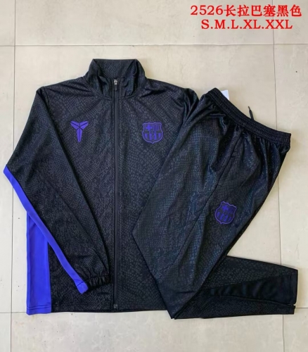 2025/26 Barcelona Black Thailand Soccer Jacket Uniform-815