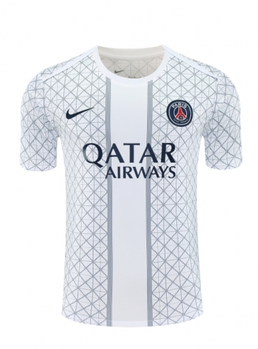 2025/26 Paris SG White Thailand Soccer Training Jerseys-418