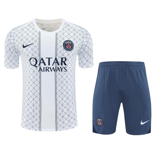 2025/26 Paris SG White Thailand Soccer Training Uniform-418