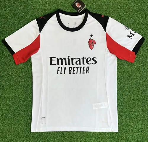 2025/26 AC Milan Away White Thailand Soccer Jersey AAA-416/705/320