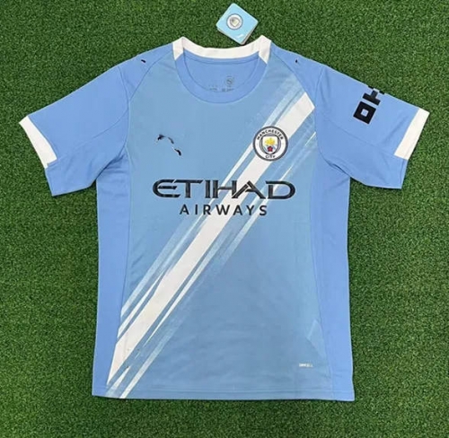 2025/26 Manchester City Home Blue Thailand Soccer Jerseys AAA-416/705/320