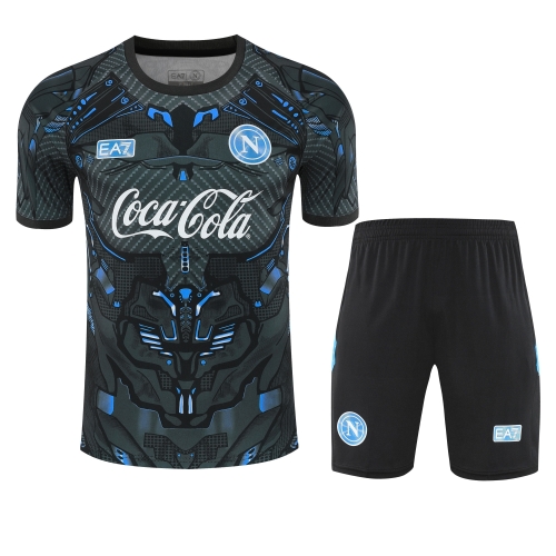2025/26 SSC Napoli Gray Thailand Soccer Training Uniform-418