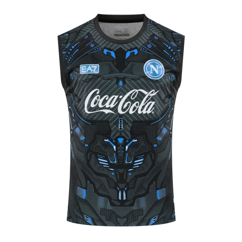 2025/26 SSC Napoli Gray Thailand Soccer Training Vest-418