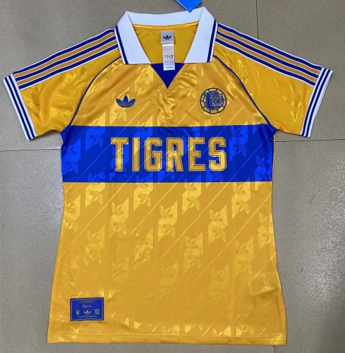 2025/26 Retro Tigres UANL Yellow Female Thailand Soccer Jersey AAA-912