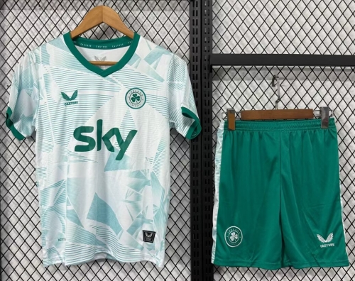 2025/26 Ireland Away White Kids/Youth Thailand Soccer Uniform-208/530