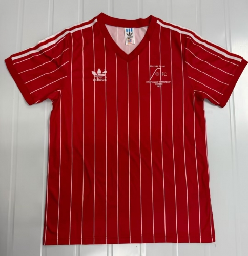 82/83 Retro Version Aberdeen Home Red Thailand Soccer Jerseys AAA-503