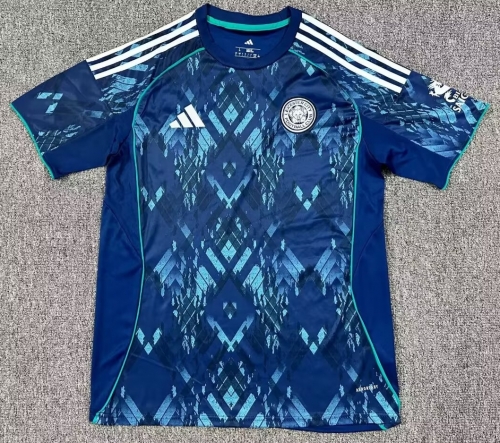 2025/26 Leicester City Away Blue Thailand Soccer Jersey AAA-1040