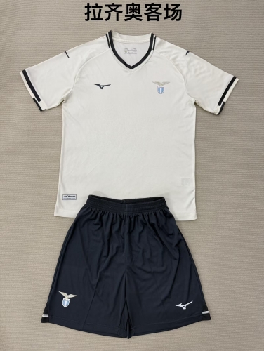 Kids 2025/26 Lazio Away White Kids/Youth Soccer Uniform-208