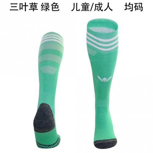 Adult & Kids 2025/26 Liverpool Green Thailand Soccer Socks