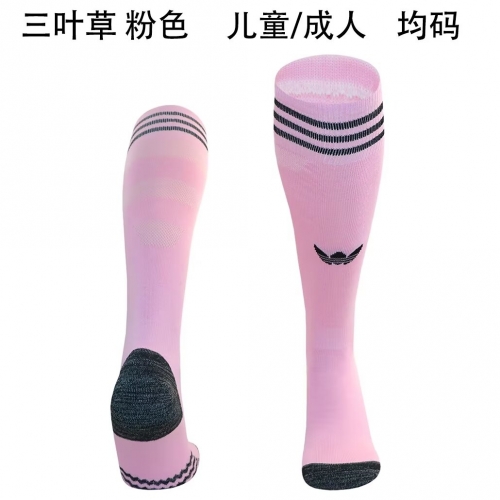 2025/26 Adida Pink Adult/Kids Thailand Soccer Socks