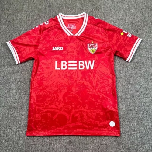 2025/26 VfB Stuttgart Away Red Thailand Soccer Jersey AAA-510/417/416