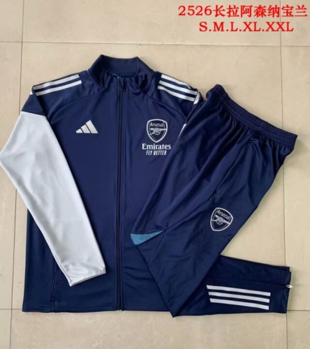 2025/26 Arsenal Royal Blue Soccer Jacket Uniform-815