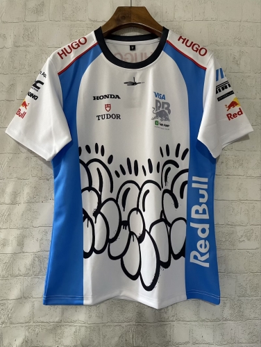 2025 Red Bull White Formula One Racing Shirts-805