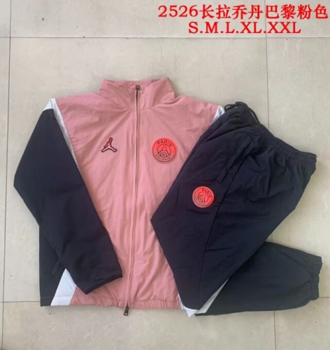 2025-26 Paris SG Pink Thailand Soccer Jacket Uniform-815