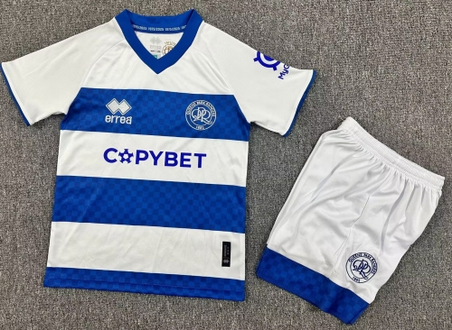 Kids 2025/26 Queens Park Rangers Home Blue & White Kids/youth Soccer Uniform-1040/208