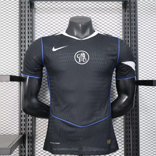 Player Version 2025/26 Chelsea 2nd Away Black Thailand Training Soccer Jerseys AAA-416/703/88