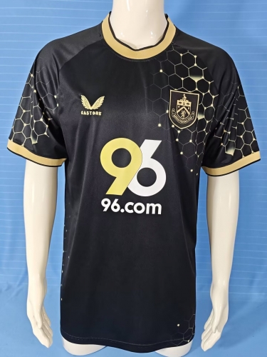 2025/26 Burnley 2nd Away Black Thailand Soccer Jersey AAA-503
