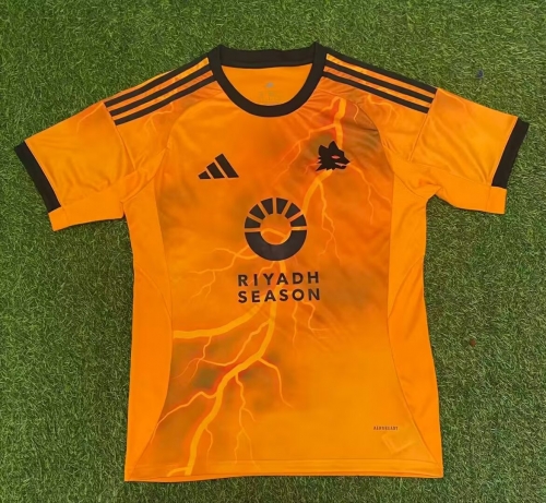 2025/26 Roma Away Orange Thailand Soccer Jersey AAA-416