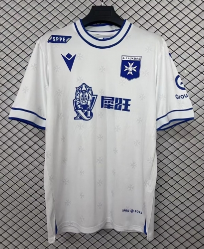 2025/26 AJ Auxerre Home White Thailand Soccer Jersey AAA-95/1030