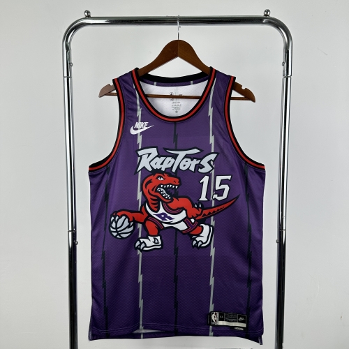 2026 Season Retro Verion NBA Toronto Raptors Purple #15 Jersey-311
