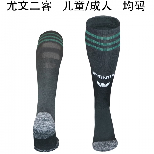 Kids/Youth 2025/26 Juventus FC 2nd Away Blue Thailand Soccer Socks