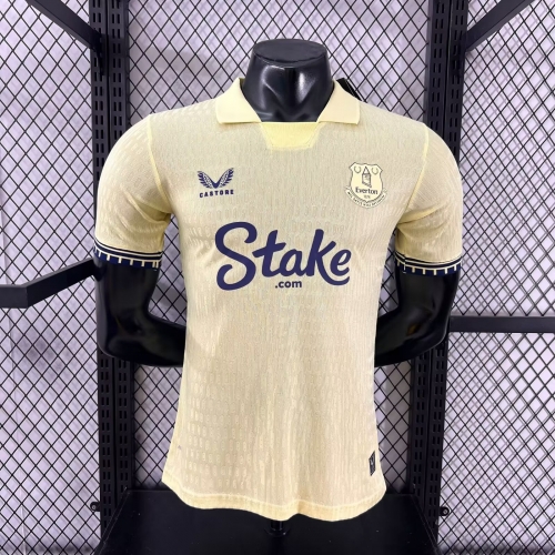 Player Version 2025/26 Everton Away Rice White Thailand Soccer Jersey AAA-XY/308