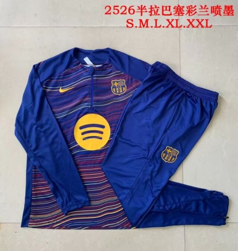 2025/26 Barcelona CaiBlue Thailand Soccer Uniform-815
