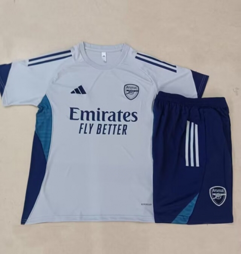 2025/26 Arsenal Gray Soccer Tracksuit Uniform-416