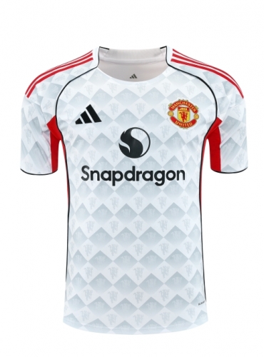 2025/26 Manchester United White Thailand Soccer Training Jerseys-418