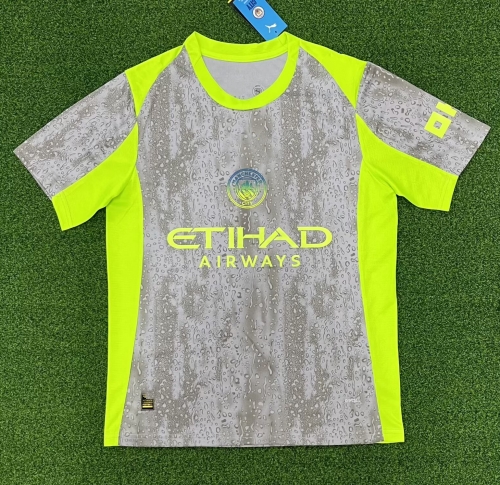 2025/26 Manchester City 2nd Away Gray Thailand Soccer Jersey AAA-705/416/320