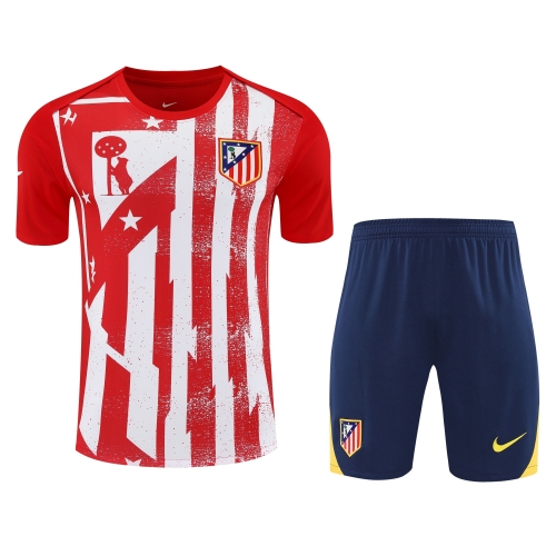 2025/26 Atlético Madrid Red & White Thailand Soccer Training Uniform-418