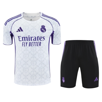 2025/26 Rea Madrid White Thailand Soccer Training Uniform-418