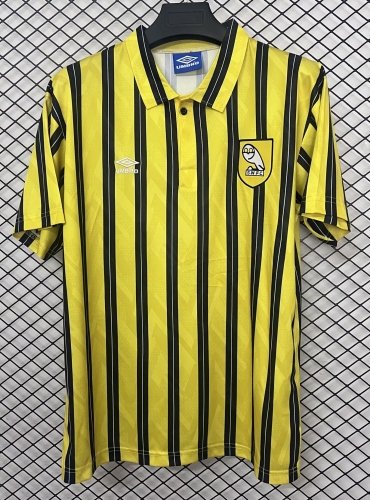 1992 Retro Version Sheffield 3nd Away Yellow Thailand Soccer Jersey AAA-95