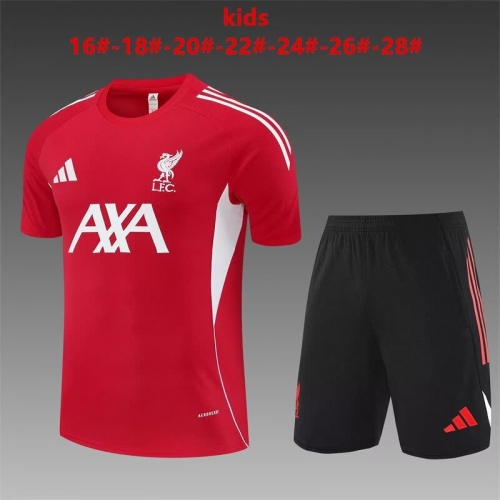 Kids 2025/26 Liverpool Red Kids/Youth Soccer Tracksuit Uniform-801