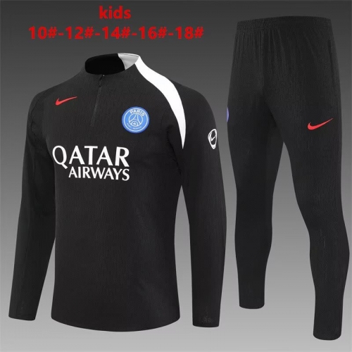 Player Version 2025/26 Paris SG Black Kids/Youth Thailand Soccer Uniform-801